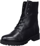 Geox Women's D Hoara H Ankle Boots, Black, 4 UK
