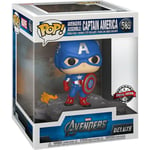 Funko Pop! Deluxe 589 Captain America Exclusive Figure Marvel Avengers Assemble
