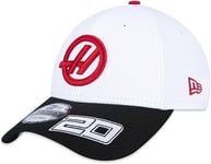 Haas F1 Team New Era Kevin Magnussen 20 Baseball Cap Hat White Free UK Shipping