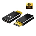 4K - Adaptateur Displayport Max 4K 60Hz vers HDMI, convertisseur de câble mâle vers femelle, adaptateur de Port d'affichage pour projecteur TV et PC
