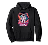LEVI - Cute Boy Name with cool Astronaut Pullover Hoodie