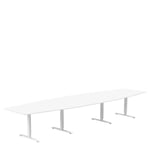 Lanab Group Konferensbord 4200 x 1200 800 mm | Upptill 14 personer Vit