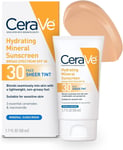 CeraVe Moisturizing Mineral Sunscreen Face Sheer Tint SPF 30