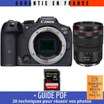 Canon EOS R7 + RF 24-105mm F4 L IS USM + 1 SanDisk 32GB Extreme PRO UHS-II SDXC 300 MB/s + Guide PDF ""20 techniques pour r?ussir vos photos
