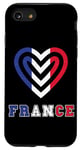 Coque pour iPhone SE (2020) / 7 / 8 France Coeur Fière France Drapeau Français Love Pride Roots