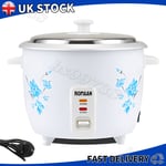 1.0L Electric Rice Cooker - Non-Stick Removable Bowl and Keep Warm Function UK