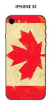Coque Iphone SE (2020) Design : Drapeau Canada Vintage