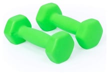 Shengluu Weights Dumbbells Sets Women Cast Iron Hex Color Dumbbell For Women And Men For Core And Strength Training (Color : Green, Size : 1.5kg*2)