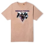 Transformers Megatron Unisex T-Shirt - Tan Acid Wash - S