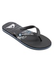 Quiksilver Men's Molokai Stripe Sandal, Black/Blue, 10.5 UK