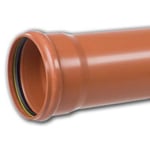 Kaczmarek 110 x 500 mm PVC kloakkrør m/mf., kl S SN8, EN 1401