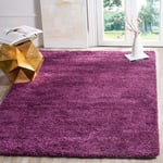 Bravich RugMasters EXTRA LARGE PURPLE Shaggy Rug 5 cm Thick Shag Pile Soft Shaggy Area Rugs Modern Carpet Living Room Bedroom Mats 240 x 330 cm (8ft x 10ft10)