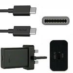 Official Sony Xperia Pro Fast Charger Adapter Black With UCB24 Cable UCH32 18W