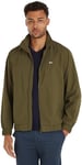 Tommy Jeans Men Jacket for Transition Weather, Green (Drab Olive Green), XXL