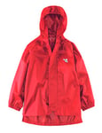 Muddy Puddles Unisex Kid's Recycled Originals Waterproof Jacket, Red, 4-5 Years