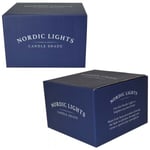 Nordic Lights Loveliest Auntie Bone Porcelain Candle Shade Tea Light Holder Gift