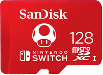 Carte mémoire microSDXC SanDisk pour Nintendo Switch 128 Go
