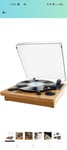 Record Player, Bluetooth Portable Vinyl Turntable Digital Encoder Built-in Stere