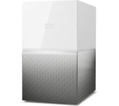 WD My Cloud Home Duo NAS Drive - 8 TB, White, White