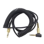 1X(Spring Audio Cable Cord Line for  Major II 2 Monitor Bluetooth Headphone(ff