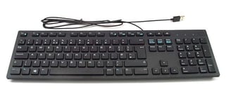 Dell 091A682 KB216 USB QWERTY English( UK Layout ) Black Keyboard - 580-ADGV