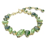 Swarovski armbånd Gema bracelet Mixed cuts, Green, Gold-tone plated - 5652822