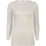 Silk Jersey T-shirt lång ärm Off-White, Lady Avenue