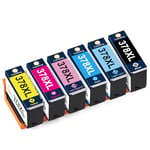 ColorKing 378 378XL Cartouches d'encre Remplacer pour Epson 378 Epson 378XL Multipack pour Epson Expression Photo XP8500 XP8505 XP8600 XP8605 XP8700 XP-15000 (6 Packs)