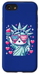 Coque pour iPhone SE (2020) / 7 / 8 Statue of Liberty Cute NYC New York City Manhattan Girls