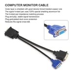 Female Dual Computer Monitor Extension Cable Adapter DMS 59 Pin To DVI24+5/V HEN