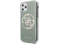 Dėklas Guess Guhcn58pcuglka Iphone 11 Pro Khaki Hard Case 4G Circle Glitter