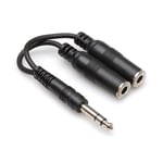 Hosa YPP-118 Dual 6.5mm Female to 6.5mm Y Splitter Audio Headphone Adaptor Cable