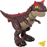 Imaginext Jurassic World Dinosaur Toy Spike Strike Carnotaurus 11-Inch Tall Figu