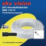Sky Vision Câble de raccordement satellite 10 m