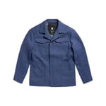 G-STAR RAW Men's Chore Wool Jacket, Blue (rank blue D24746-D445-868), L