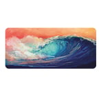 Large mouse pad rubber game mouse pad fixed edge natural landscape-mat_2_size_800x400x4mm