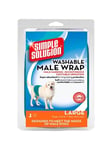 Simple Solution Washable belly strap for male dogs L