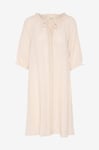 Cream - Linneklänning crBellis Lace Dress - Beige