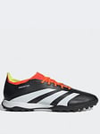 adidas Men's Predator 24 League Low Astro Turf Football Boots - Black/White/Red, Black/White, Size 11, Men