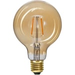 Star Trading LED-lampa E27 G95 Plain Amber LEDlampaE27G95Plain 355-51-1