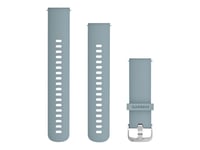 Garmin Quick Release Band - Klockräm För Smart Klocka - 127 - 204 Mm - Havsskum, Silverhårdvara - För Approach S40  Foreathlete 645 Music  Forerunner 55, 645  Vívoactive 3 Music  Vívomove Hr