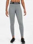 Nike Pro 365 Mid Rise Leggings - Grey/Black, Grey/Black, Size 2Xl, Women