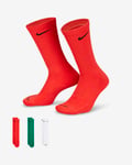 Nike Everyday Plus med demping Training Crew sokker (3 par)