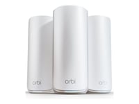 Netgear Orbi 870 Series Rbe873 - Wifi-System - (Router, 2 Förstärkare) - Upp Till 9000 Kvadratfot - Mesh 10Gbe, 2.5Gbe, Wi-Fi 7 Flera Band