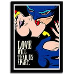 K.Olin Tribu - Affiche LOVE VIGILANTE par BUTCHER BILLY, Papier, Blanc, 30 x 40 x 0.1 cm LOVE VIGILANT2C