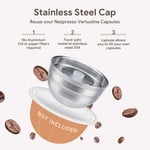 Stainless Steel Coffee Capsule Pod Filter For Nespresso Vertuoline Next Delonghi