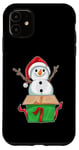 iPhone 11 Snowman Christmas Box Case
