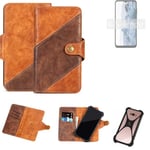 Mobile Phone Sleeve for Nokia G60 5G Wallet Case Cover Smarthphone Braun 