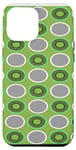 Coque pour iPhone 13 Pro Max Couleur de l'année 2017 Vert à pois Vert foncé Gris