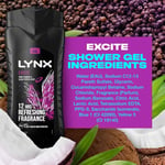 Lynx Shower Gel Excite Crisp Coconut & Black Pepper Men 250ml